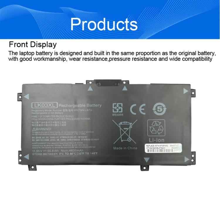 4300mAh Laptop Batteries For HP Envy TPN-W127 TPN-W134, LK03XL