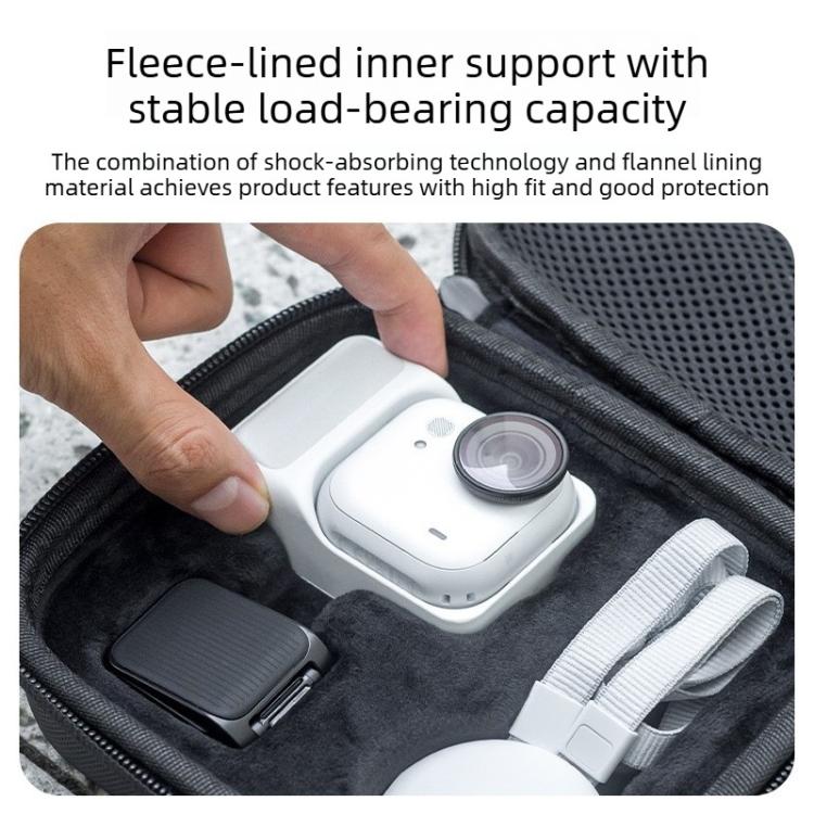 Action Cameras Portable Storage Bag with Hand Strap, For Insta360 GO Ultra