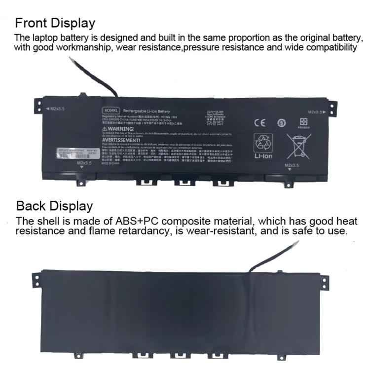 3454mAh Laptop Batteries For HP Envy 13-ah1002TX, KC04XL
