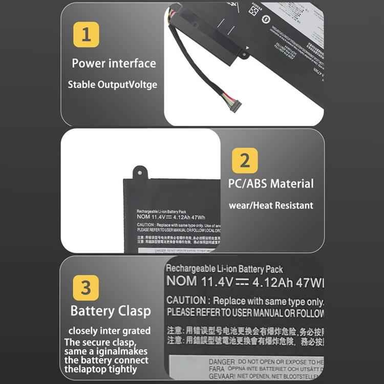 4120mAh Laptop Battery For Lenovo ThinkPad E450 E450C E455 E460, 45N1754-E450