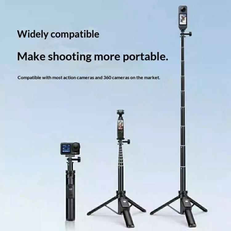 YUNTENG VCT-363 For Smartphone / DJI Pocket 3 Extension Pole Selfie Stick Tripod Stand, VCT-363