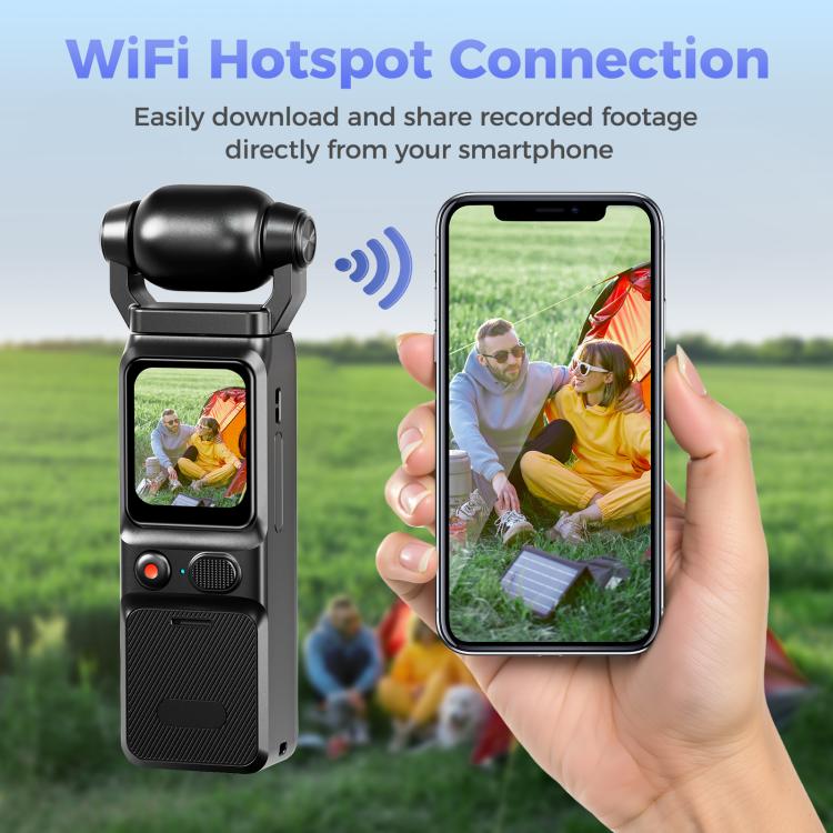 L18 Outdoor Recording Gyroscope Stabilization Camera 1.69 Inch Touch Screen 4K Wireless Action Camera, L18