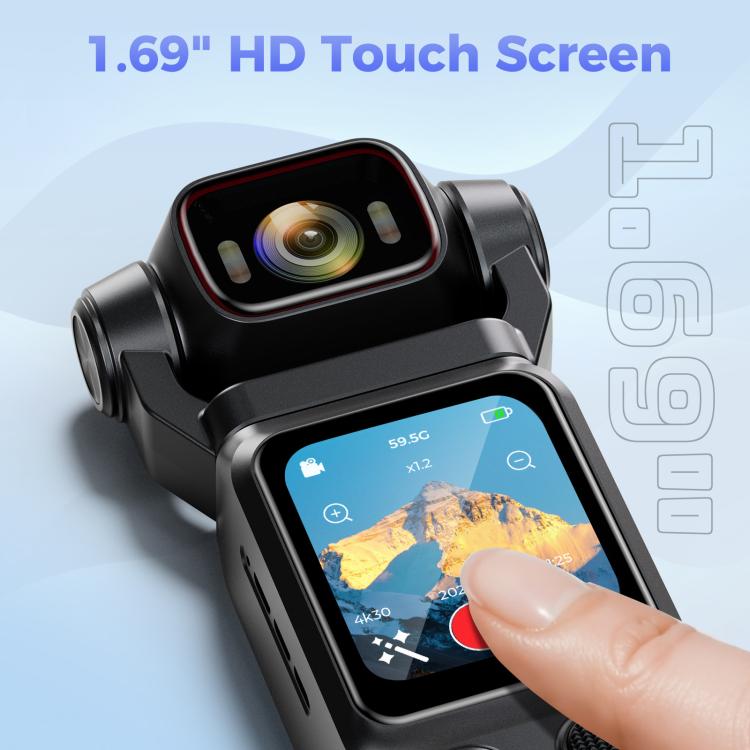 L18 Outdoor Recording Gyroscope Stabilization Camera 1.69 Inch Touch Screen 4K Wireless Action Camera, L18