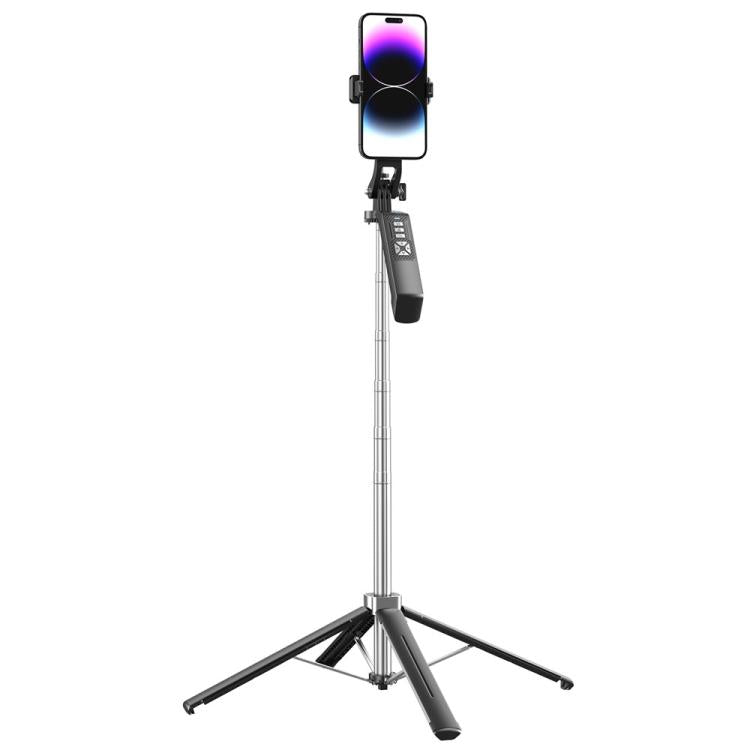 P18TK Anti-Shake Handheld Stabilizer 1.8m Extendable 4-leg Tripod Bluetooth Selfie Stick, P18TK