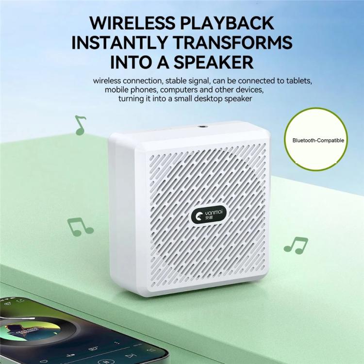 YANMAI K5 Teaching / Training 2.4G Wireless Bluetooth Voice Amplifier Lapel Microphone