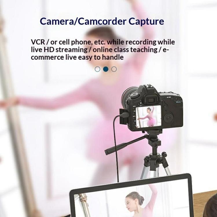 HU-08A 1080P 60Hz HD Capture Adapter HDMI to USB 3.0 / Type-C 2 in 1 Video Capture Card, HU-08A