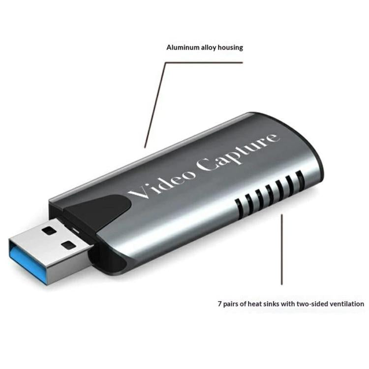For Nintendo Switch / PS4 / Phone / PC HU-03 1080P HDMI to USB 3.0 Video Capture Card, HU-03