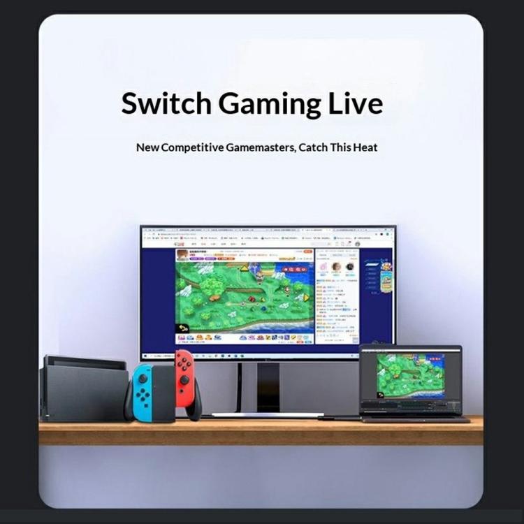 For Nintendo Switch / PS4 / Phone / PC HU-03 1080P HDMI to USB 3.0 Video Capture Card, HU-03