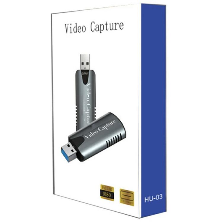 For Nintendo Switch / PS4 / Phone / PC HU-03 1080P HDMI to USB 3.0 Video Capture Card, HU-03