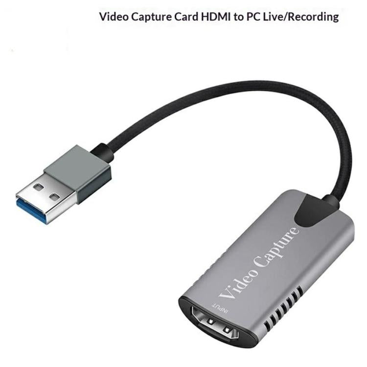 HU-04 USB 2.0 Video Capture Card 4K Input 1080P Output Converter, HU-04