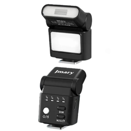JMARY FM-06R For Camera Mini Flash Fill Light Hot Shoe Mount 300mAh Rechargeable LED Light