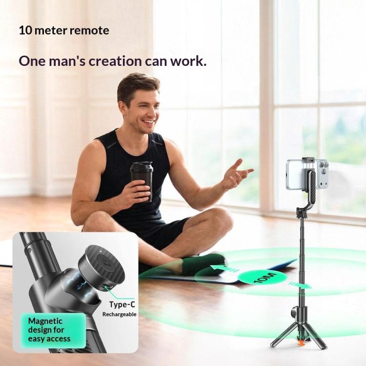 T01 Photography Mini Selfie Stick 69cm Extendable Tripod Bluetooth Remote Phone Holder Stand