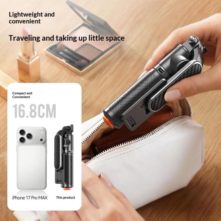 T01 Photography Mini Selfie Stick 69cm Extendable Tripod Bluetooth Remote Phone Holder Stand