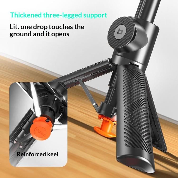T01 Photography Mini Selfie Stick 69cm Extendable Tripod Bluetooth Remote Phone Holder Stand