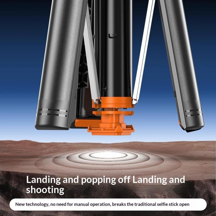 T02TK Bluetooth Remote Control Phone Tripod Stand 360 Degrees Rotation Selfie Stick Tripod, T02TK