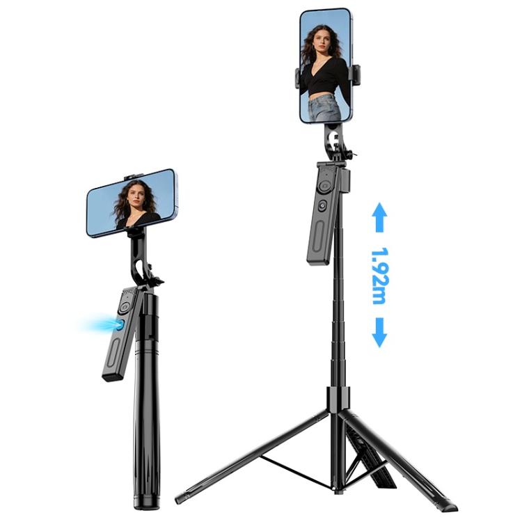 F01 For Live Streaming AI Smart Face Tracking Gimbal Selfie Stick 192cm Telescopic Tripod Stand