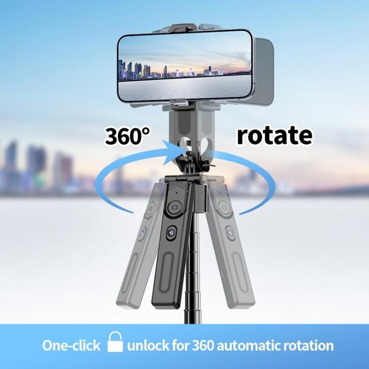 F01 For Live Streaming AI Smart Face Tracking Gimbal Selfie Stick 192cm Telescopic Tripod Stand