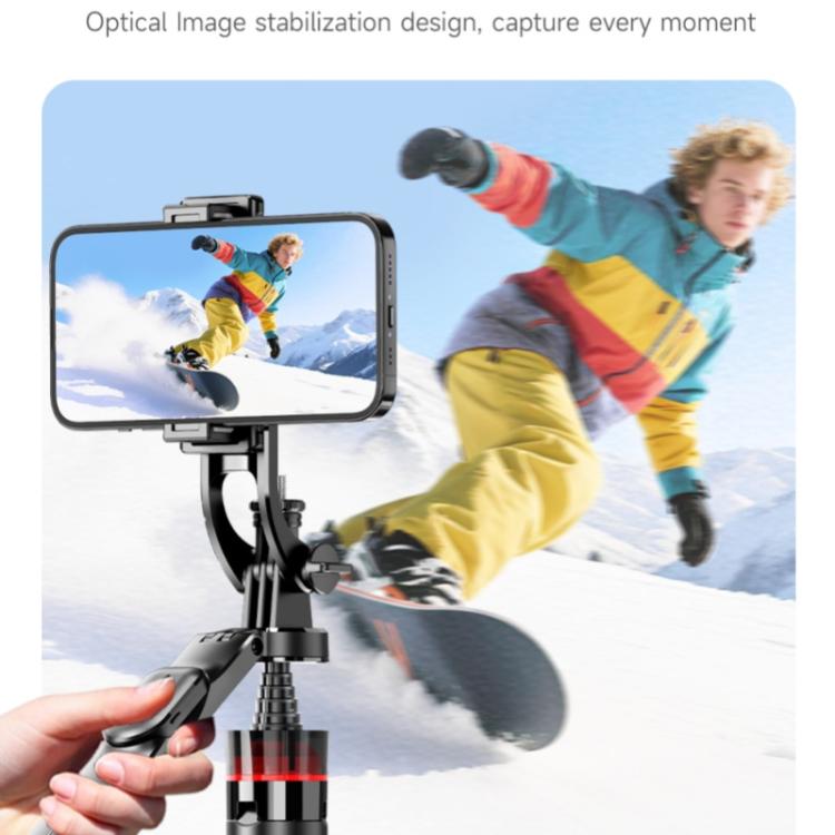 F06 Travel 1300mm Extendable Automatic Tripod One-Touch Deploy Selfie Stick Holder, F06