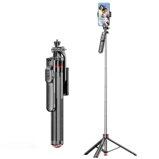 F05 For Photography Vlogging Remote Control Phone Holder Extendable Selfie Stick Tripod Stand, F05