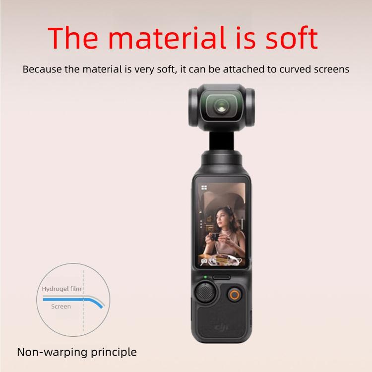 5pcs Ultra-High Definition Soft EPU Hydrogel Film, For DJI Osmo Pocket 4