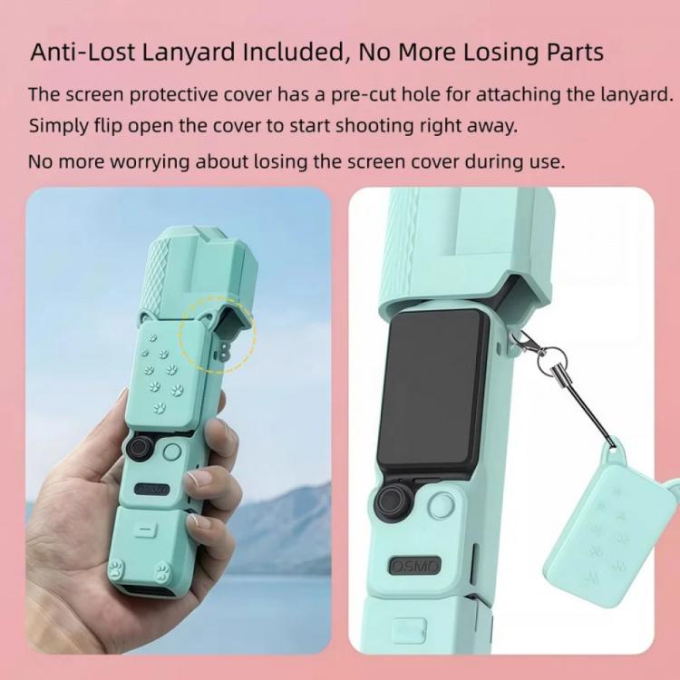 Full Body 4 in 1 Silicone Protective Cover, For DJI Osmo Pocket 4
