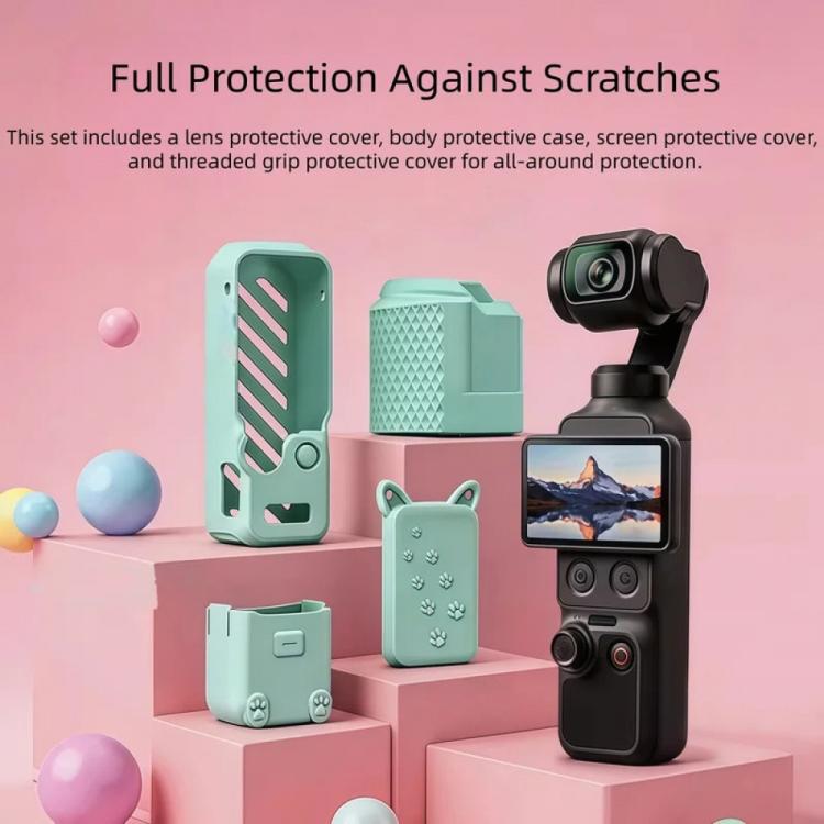 Full Body 4 in 1 Silicone Protective Cover, For DJI Osmo Pocket 4