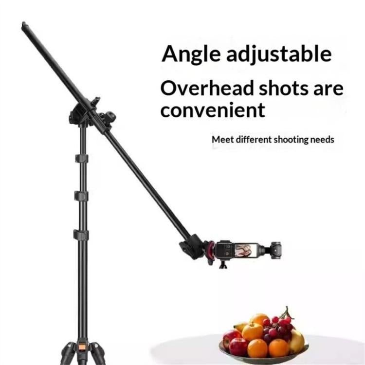 YUNTENG VCT-5288 Overhead 360 Degree Adjustable Crossbar Tripod 205cm Extended Tripod, VCT-5288