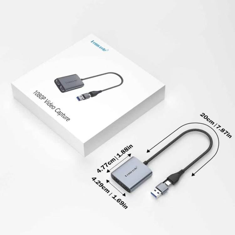 Lemorele AC07 4K HDMI Video Capture Card for Live Streaming, AC07