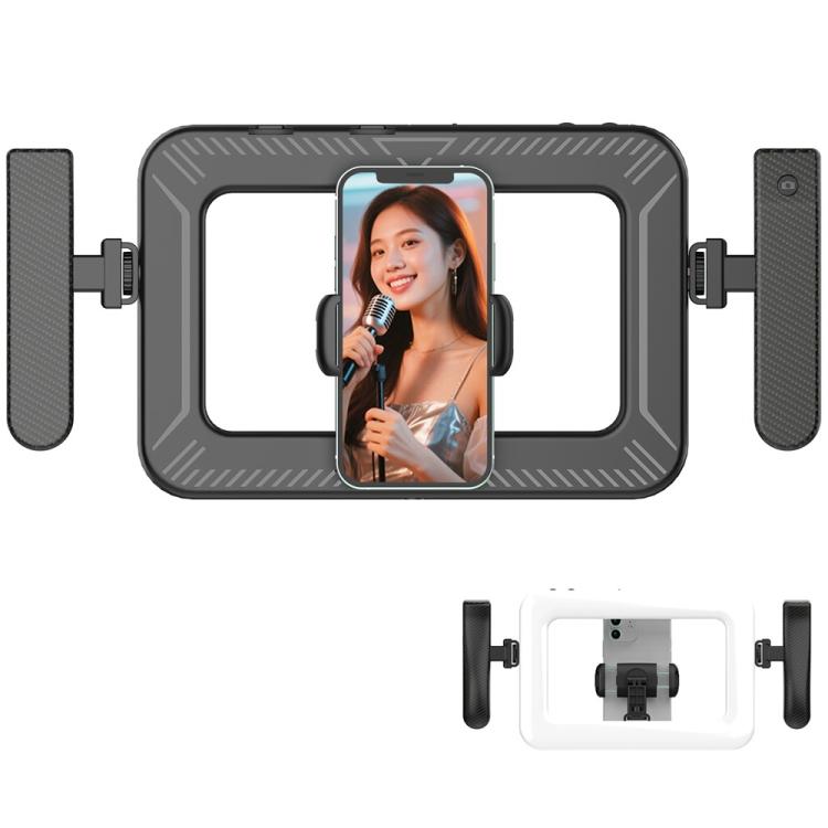 K03 Bluetooth Phone Remote Control Holder Handheld Ring Light 3 Color Temperature LED Fill Light