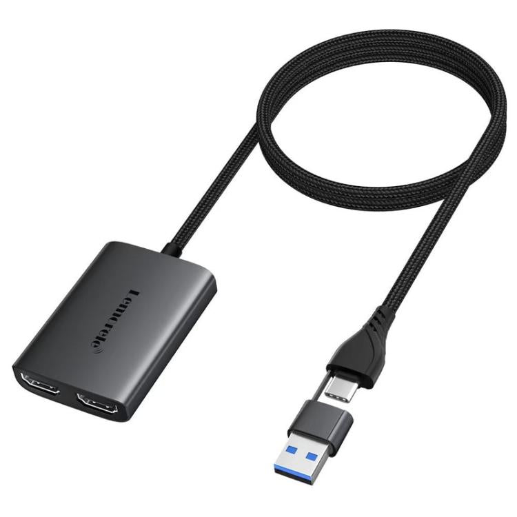 Lemorele HD10 USB / Type-C to HDMI-compatible Computer Phone HD Screen Adapter, HD10