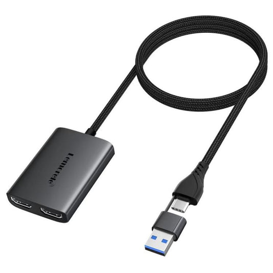 Lemorele HD10 USB / Type-C to HDMI-compatible Computer Phone HD Screen Adapter, HD10