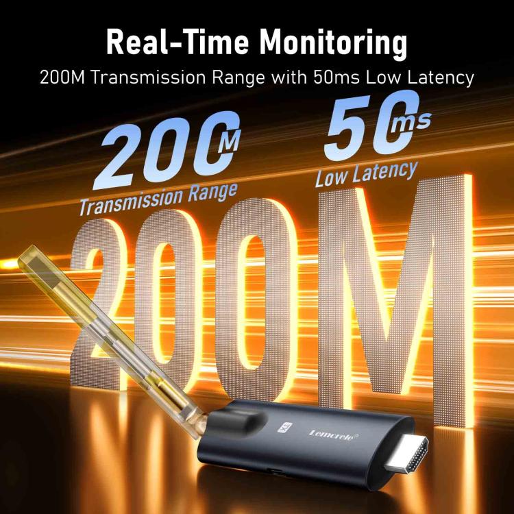 Lemorele R1040 HDMI Wireless Extender 1 TX 4 RX 1080P HD Multi-Screen Video Transmitter