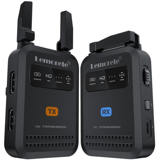 Lemorele R5000 Wireless Video Transmitter 1 In 1 Loop Out 1TX To 4RX 1080P 200M HDMI-compatible Extender, R5000