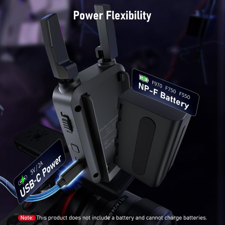 Lemorele R5000 Wireless Video Transmitter 1 In 1 Loop Out 1TX To 4RX 1080P 200M HDMI-compatible Extender, R5000