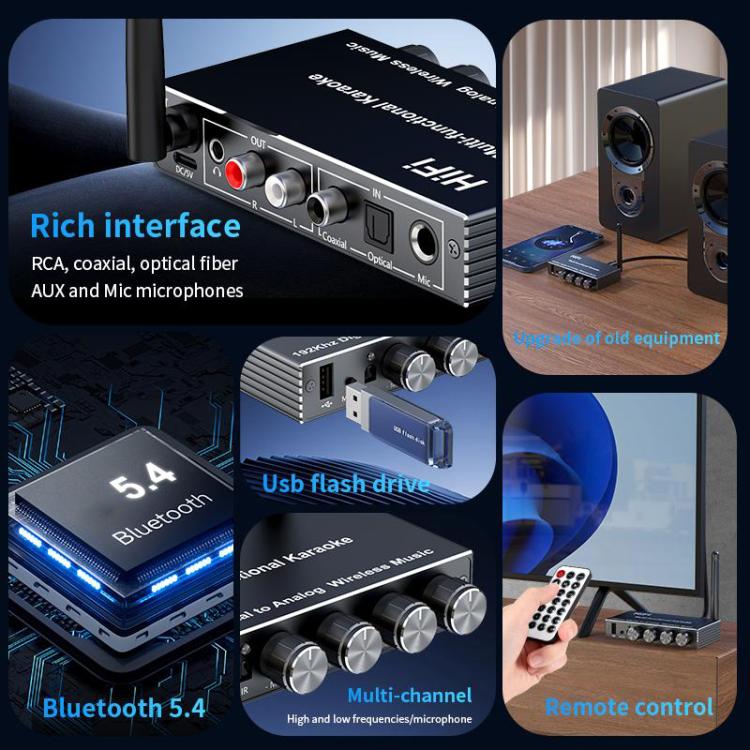 J200 Portable Multifunctional Karaoke Music Bluetooth Adapter