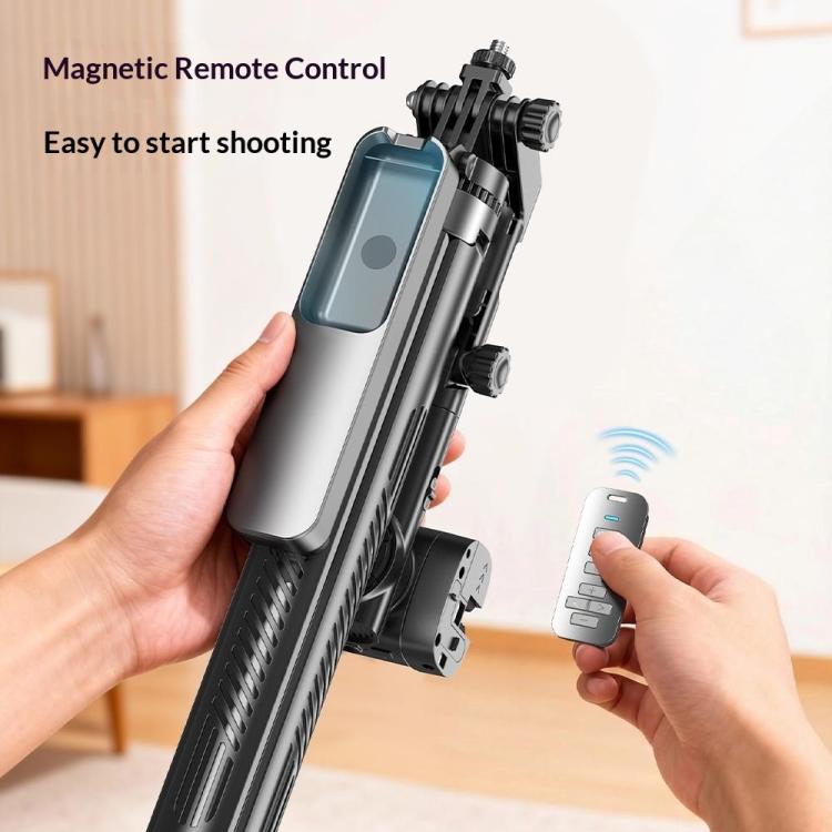 Q54 RGB Fill Light AI Gimbal Selfie Stick Face Tracking Magnetic Extendable Phone Tripod Stand, Q54