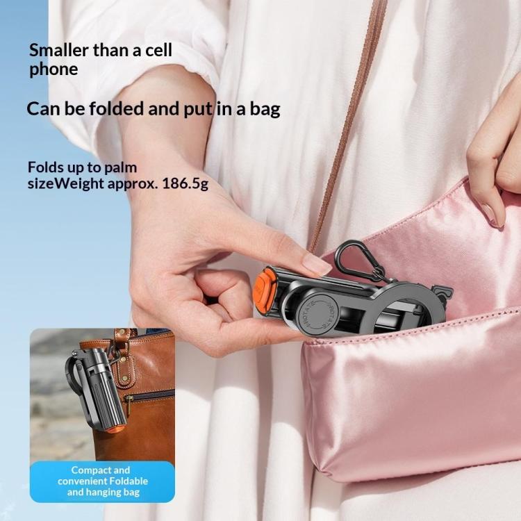 T13Y-C Bluetooth Remote Magnetic Phone Holder Auto Pop-Up Tripod Extendable Selfie Stick, T13Y-C