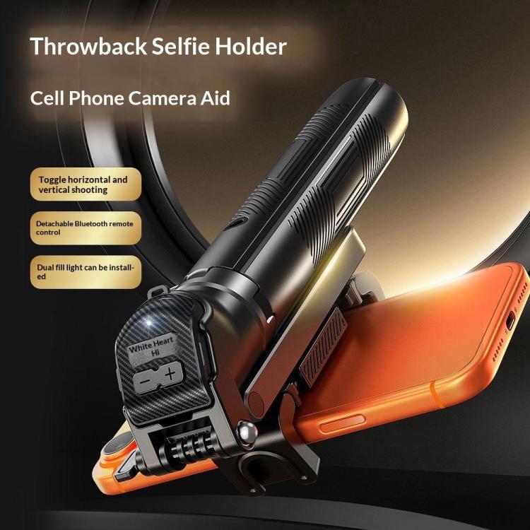 T35 Photography Auto Pop-Up Extendable Tripod Bluetooth Selfie Stick with Remote Control, T35