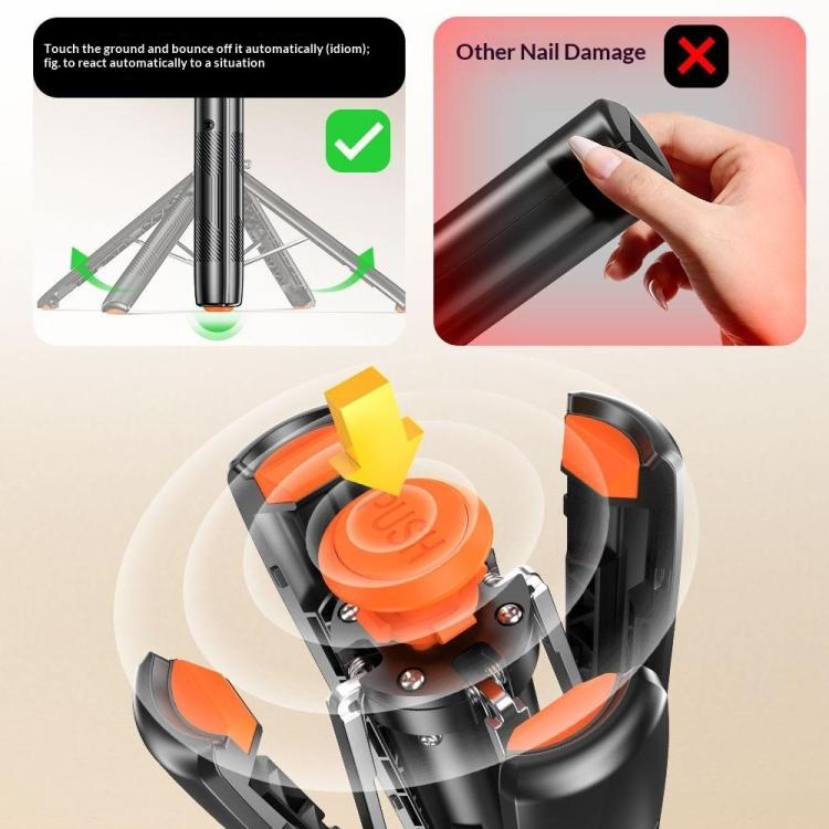 T35 Photography Auto Pop-Up Extendable Tripod Bluetooth Selfie Stick with Remote Control, T35