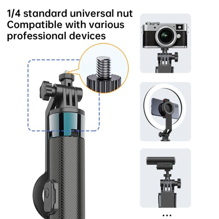 K14 1.7m Extendable Remote Control Magnetic Phone Stand Selfie Stick Tripod, K14