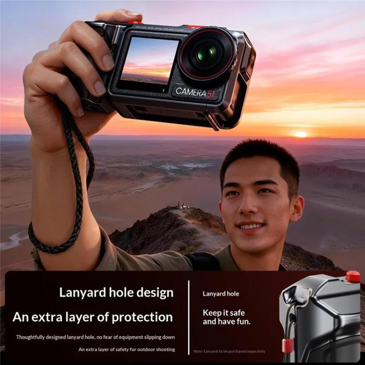 For DJI Osmo Action 3 / 4 / 5 Pro Cage Frame Action Camera Aluminum Alloy Protective Case