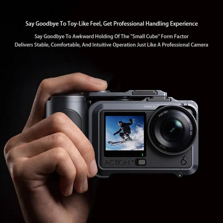 For DJI Osmo Action 6 DJ-6 Detachable Magnetic Camera Cage Frame Cover