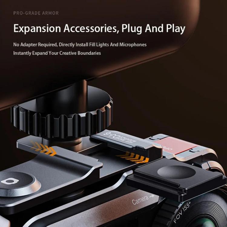 For DJI Osmo Action 6 DJ-6 Detachable Magnetic Camera Cage Frame Cover