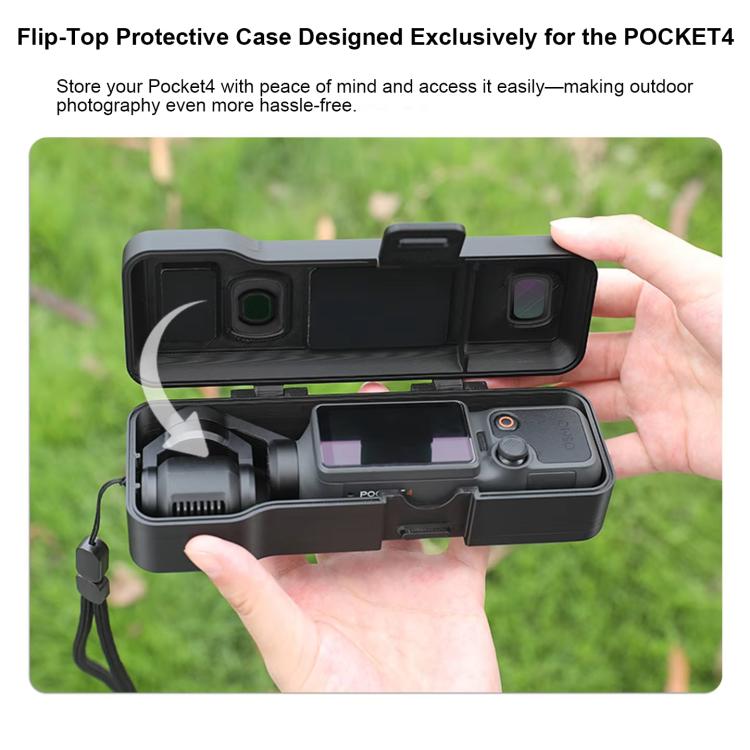 Anti-fall Anti Scratch Shockproof Flip Cover, For DJI Osmo Pocket 4 / 3 Long, For DJI Osmo Pocket 4 / 3 Short