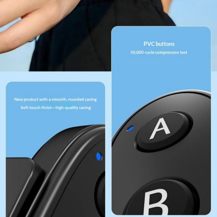D09 3-Button BT Remote Control For DJI, Insta360, GoPro And Other Action Cameras, Smartphones