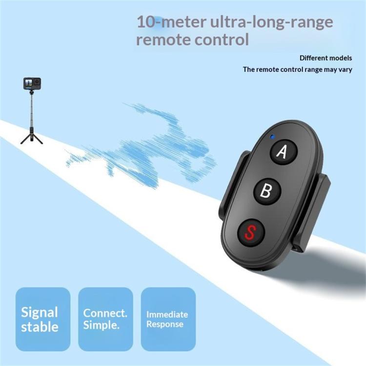 D09 3-Button BT Remote Control For DJI, Insta360, GoPro And Other Action Cameras, Smartphones