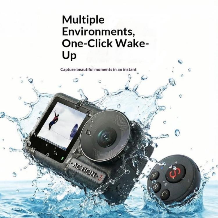 D11 BT Remote Control Ring Wearable Action Camera Controller For DJI Action, GoPro, Insta360 Action Cameras
