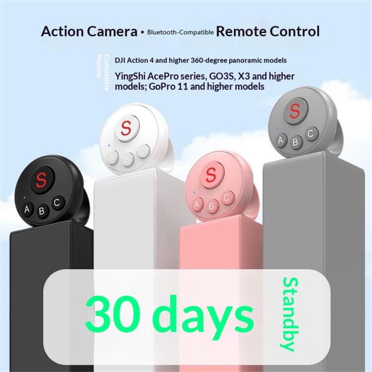 D11 BT Remote Control Ring Wearable Action Camera Controller For DJI Action, GoPro, Insta360 Action Cameras