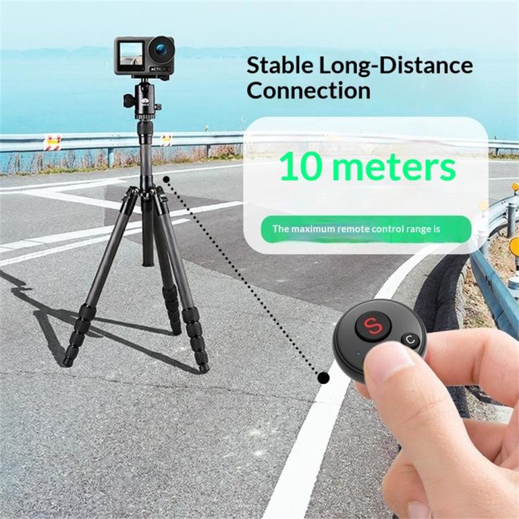 D11 BT Remote Control Ring Wearable Action Camera Controller For DJI Action, GoPro, Insta360 Action Cameras