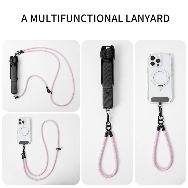 Removable Anti-Loss Strap 3-in-1 Crossbody Camera Strap, For DJI Osmo Pocket 4 / 3